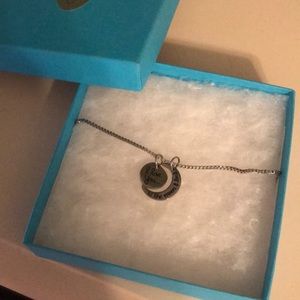 “I love you to the moon & back” necklace